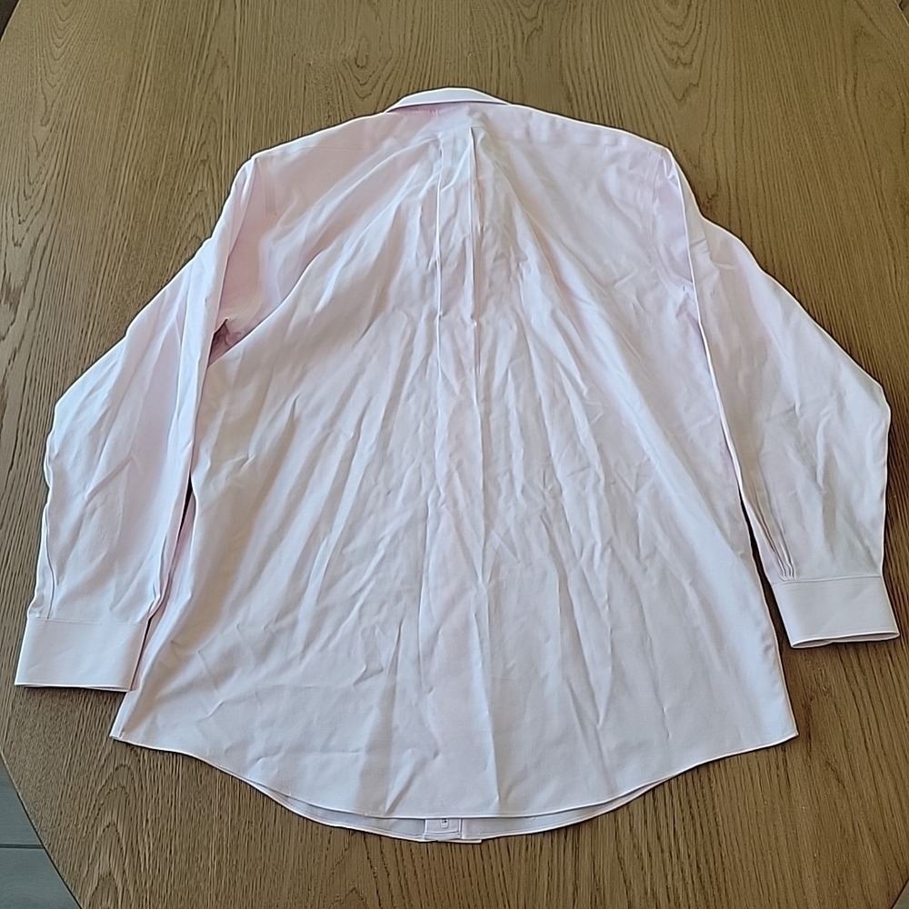 Brooks Brothers Dress Shirt Men's 16.5 33 Regent Pink Non-Iron Supima Cotton - Picture 10 of 10